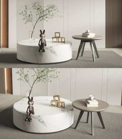 MINOTTI现代茶几3D模型下载